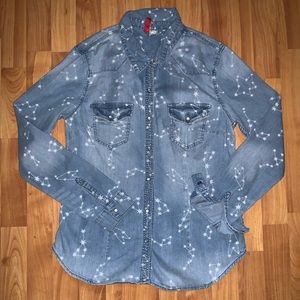 H&M Denim Constellations Shirt